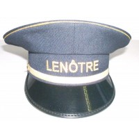 Casquette surpiquée et passepoilée Lenotre